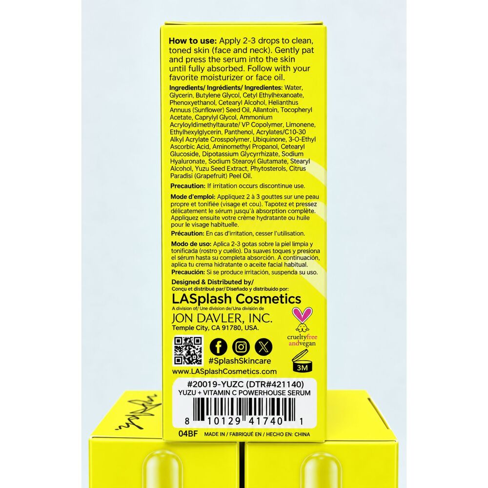 3 Pack - La Splash YUZU + Vitamin C Powerhouse Serum — 1 fl Oz - Picture 4 of 4